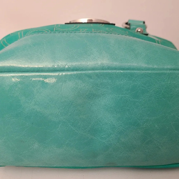 Unique Medium Guess Mint Green Handbag Pre-owned - Picture 3 of 6